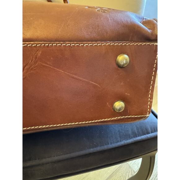Patricia Nash Zancona Brown Leather Studs Bag - Picture 12 of 16